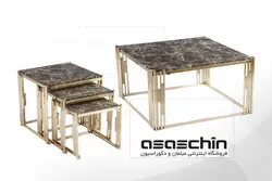 میز جلو مبلی و عسلی پیانو مربع