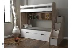 تخت خواب دو طبقه گالا