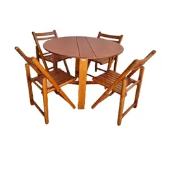 میز و صندلی ناهارخوری ۴ نفره گالری چوب آشنایی مدل ۷۵۰