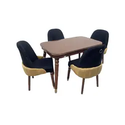 میز و صندلی ناهارخوری ۴ نفره گالری چوب آشنایی مدل ۷۹۷