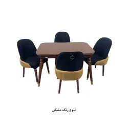 میز و صندلی ناهارخوری ۴ نفره گالری چوب آشنایی مدل ۷۹۷