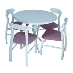 میز و صندلی ناهارخوری ۴ نفره گالری چوب آشنایی مدل ۶۵۶