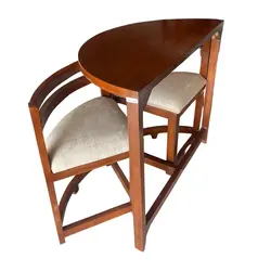 میز و صندلی ناهارخوری ۲ نفره گالری چوب آشنایی مدل Wh-657