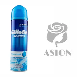 ژل اصلاح سنسیتیو کول ژیلت