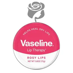 بالم لب کاسه ای عصاره گل رز وازلین Vaseline