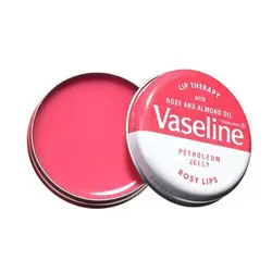 بالم لب کاسه ای عصاره گل رز وازلین Vaseline