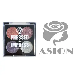 پالت سایه گلیتر چهار رنگ دبلیو سون w7