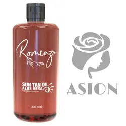 روغن برنزه کننده بدن SPF4 حاوی عصاره آلوئه ورا رومنزو