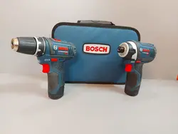 ست دوتایی دریل پیچ گوشتی شارژی بوش مدل PS31-2A و PS41-2A (باطری 2آمپر)