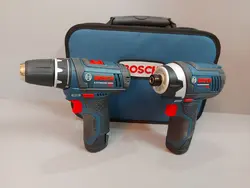 ست دوتایی دریل پیچ گوشتی شارژی بوش مدل PS31-2A و PS41-2A (باطری 2آمپر)