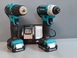 مجموعه 2 عددی دریل پیچ گوشتی شارژی و پیچ بند ماکیتا مدل CT232 12v