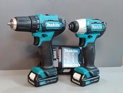 مجموعه 2 عددی دریل پیچ گوشتی شارژی و پیچ بند ماکیتا مدل CT232 12v