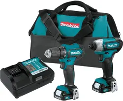 مجموعه 2 عددی دریل پیچ گوشتی شارژی و پیچ بند ماکیتا مدل CT232 12v