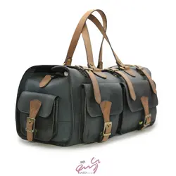 ساک دستی تمام چرم مدل آروین