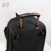 چمدان ترکیب چرم و برزنت مدل بردیا