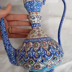 گلاب پاش میناکاری مدل اسلیمب ختایی کد 500