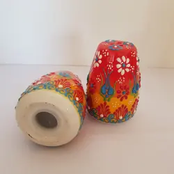 نمکدان میناکاری مدل نقش برجسته کد 2007 بسته 2 عددی