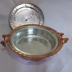 ماهیتابه مسی مدل چکش کاری کد 8742