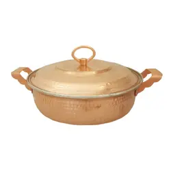 ماهیتابه مسی نوین زنجان مدل راسته کد 06