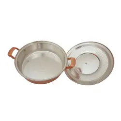 ماهیتابه مسی نوین زنجان مدل راسته کد 06