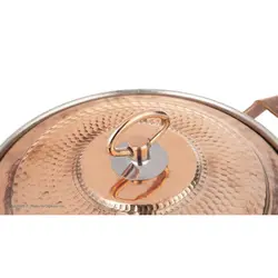 ماهیتابه مسی نوین زنجان مدل راسته کد 06