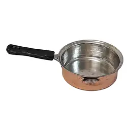 ماهیتابه مسی مدل دسته پلاستیکی کد 1