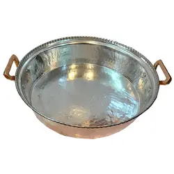 ماهیتابه مسی مدل چکش کاری کد 840