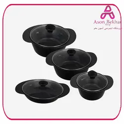 سرویس 8 پارچه پخت و پز مدل اسپیرو پونته : آسون بخر پونته, سرویس قابلمه, سرویس قابلمه پونته, سرویس قابلمه گرانیتی دسته بندی نشده محصول