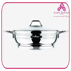 ماهیتابه استیل سایز 30 یونیک کد 9948