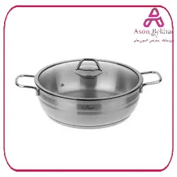 ماهیتابه استیل سایز 30 یونیک کد 9948