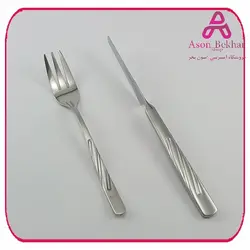 کارد و چنگال سه بعدی استیل 12 پارچه یونیک کد 5607-2