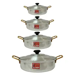 سرویس تابه 8 پارچه شفق آلومین مدل SA-DT