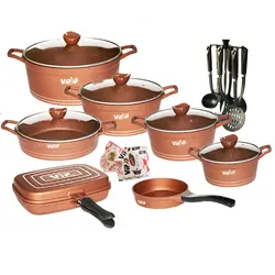 سرویس پخت و پز 23 پارچه وی آی پی شف مدل ارکید