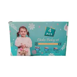 سرویس پخت وپز 4 پارچه کودک عروس مدل دیاکو