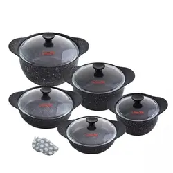 سرویس پخت و پز 10 پارچه هاناتک مدل دایکاست