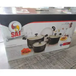 سرویس قابلمه 7 پارچه ساج مدل 3001