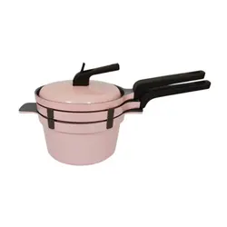 سرویس قابلمه 4 پارچه گلس لاک مدل La Petite