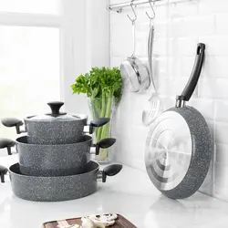 سرویس قابلمه 7 پارچه مادام کوکو مدل Gordes Granite