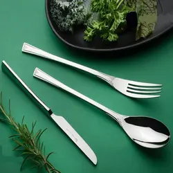 سرویس قاشق و چنگال 39 پارچه مدل پارمیس 8100