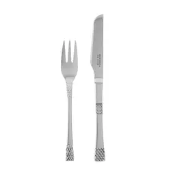 سرویس قاشق و چنگال 39 پارچه رولنزا مدل رومیزی کد D59c