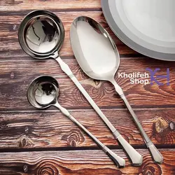 سرویس قاشق چنگال 143 پارچه  مدل بیسموت