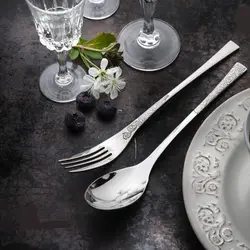 سرویس قاشق چنگال 151 پارچه مدل الیزابت