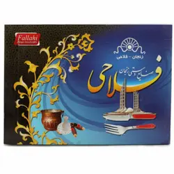 ست کارد و چنگال 6 پارچه فلاحی زنجان مدل 001