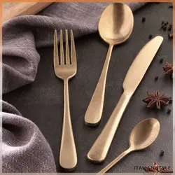 سرویس قاشق و چنگال 16 پارچه برندنی مدل قدیمی کد 52345
