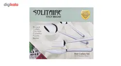 سرویس 12 نفره قاشق و چنگال 113 پارچه سولایتر مدل italy13