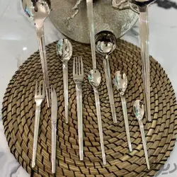 سرویس قاشق و چنگال 120 پارچه یونیک مدل 18/10