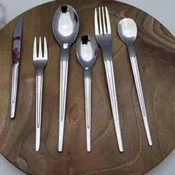 سرویس قاشق و چنگال 120 پارچه یونیک مدل 18/10