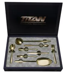 سرویس قاشق و چنگال 38 پارچه مدل TITAN