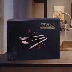 سرویس قاشق و چنگال 38 پارچه مدل TITAN