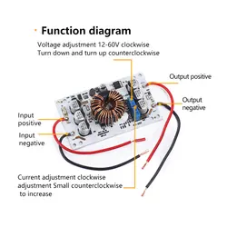 ماژول رگولاتور افزاینده ولتاژ مدل CC - CV کد 600W_ALPCB